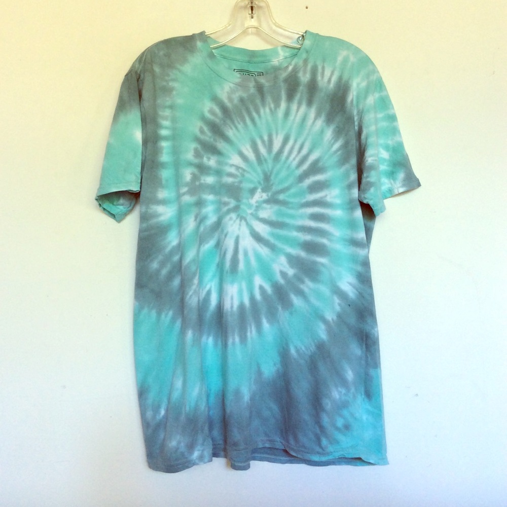 Green Swirl Tie Dye T Shirt